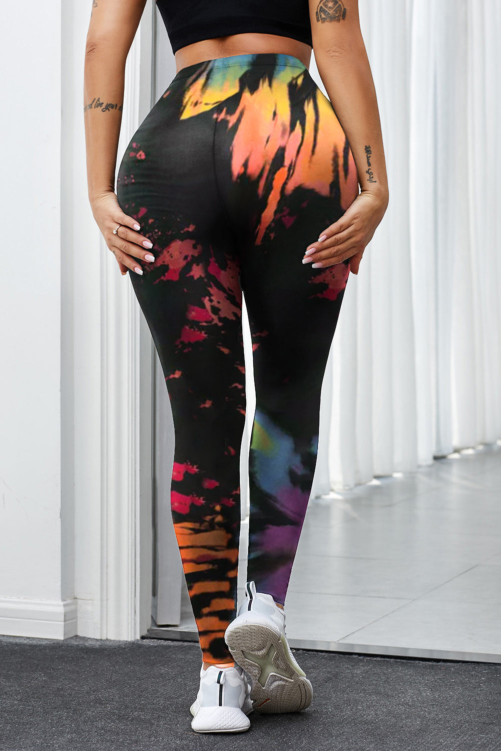 Boost Performance with Trendy Tie Dye Activewear Legging