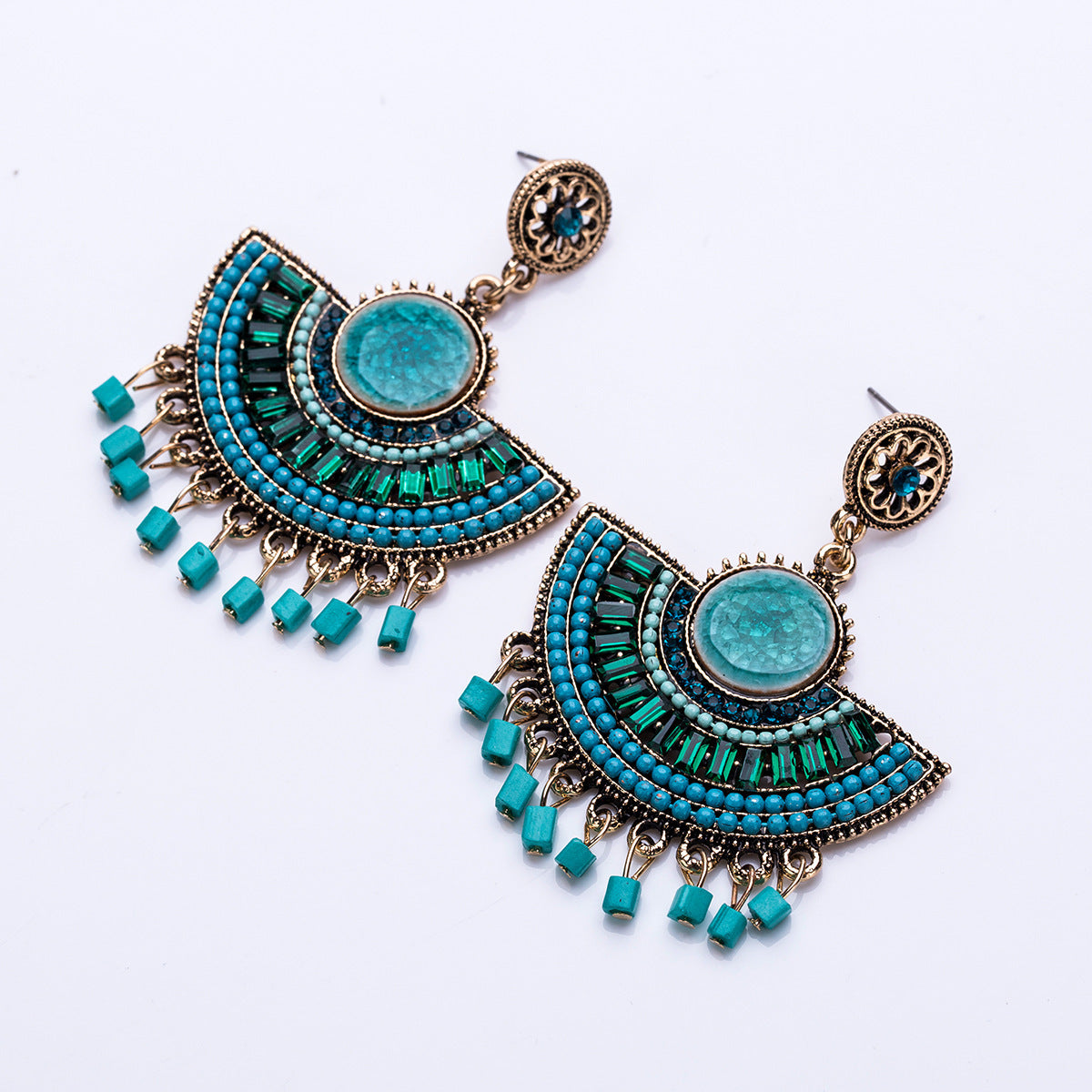 Elevate Your Style: Vintage Bohemian Tassel Earrings with Beads