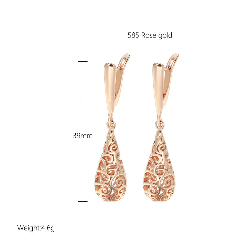 Enhance Your Style: Water Drop Hollow Earrings for Every Occasion