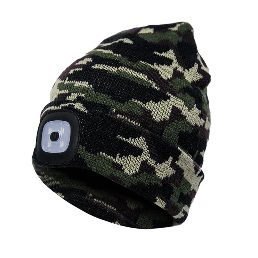 Hands-Free Illumination: Women’s LED Knit Hat for Outdoor Activities