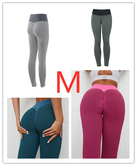 Stylish Plaid Yoga Pants: Comfortable, Seamless, Fitness Wear