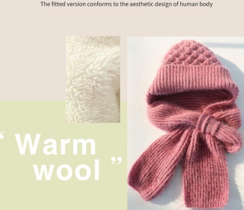 Ultimate Warmth: Women’s Fleece-Lined Scarf and Hat for Cold Days