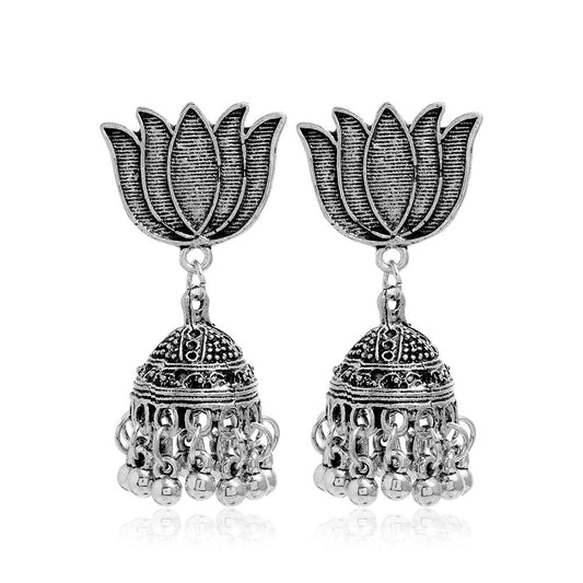 Elegant Bohemian Ethnic Carved Vintage Bell Earrings Enhance Every Outfit