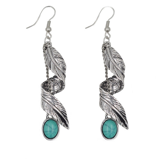 Embrace Bohemian Elegance: Vintage Turquoise Tassel Earrings for Every Occasion