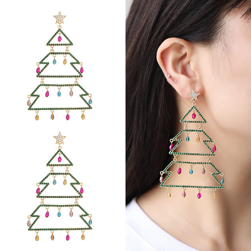 Sparkle This Season: Unique Christmas Tree Earrings for Everyone!