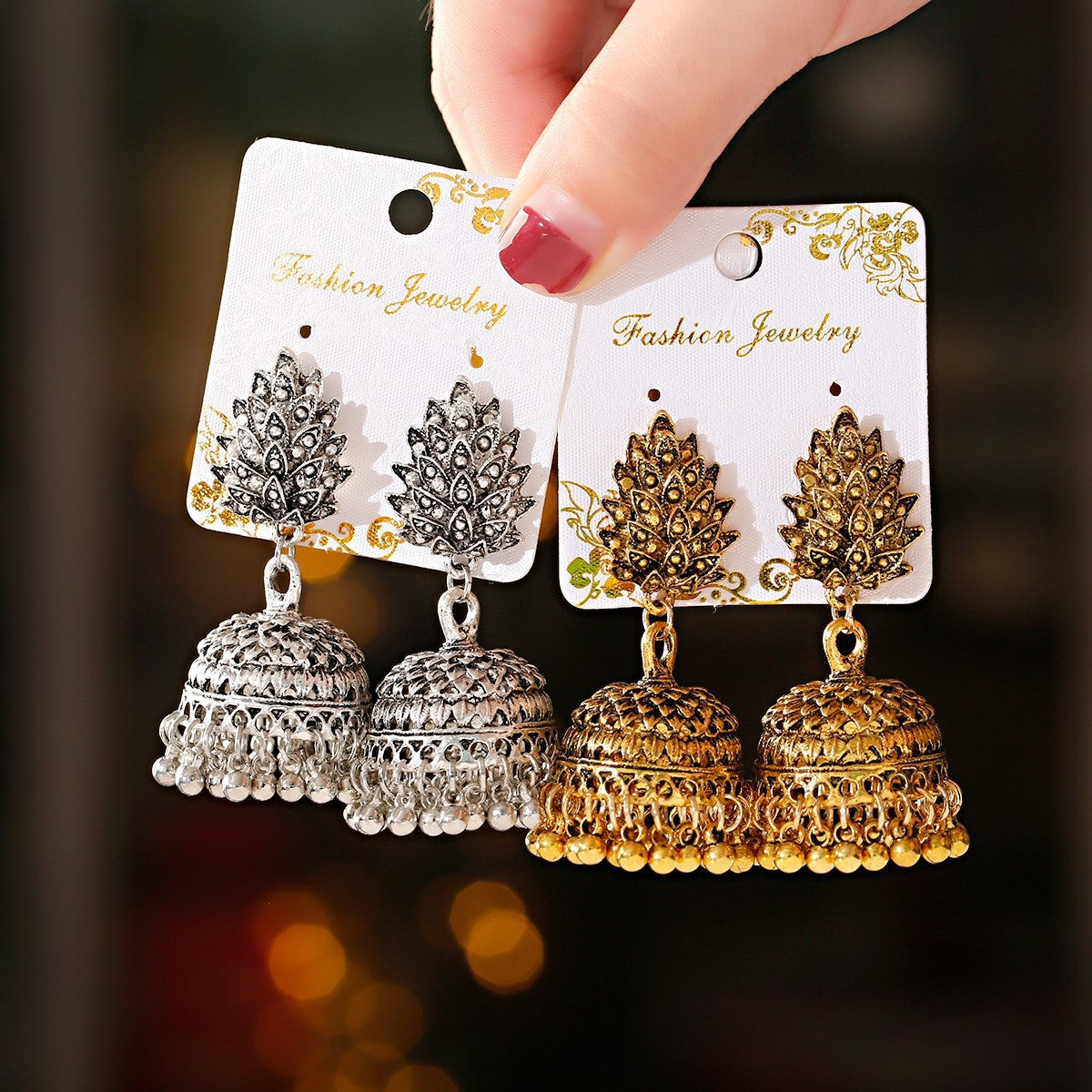 Chic Elegance: Discover the Beauty of Vintage Bell Tassel Earrings