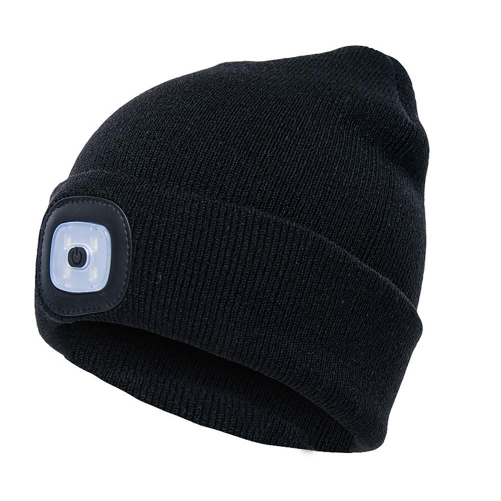 Hands-Free Illumination: Women’s LED Knit Hat for Outdoor Activities