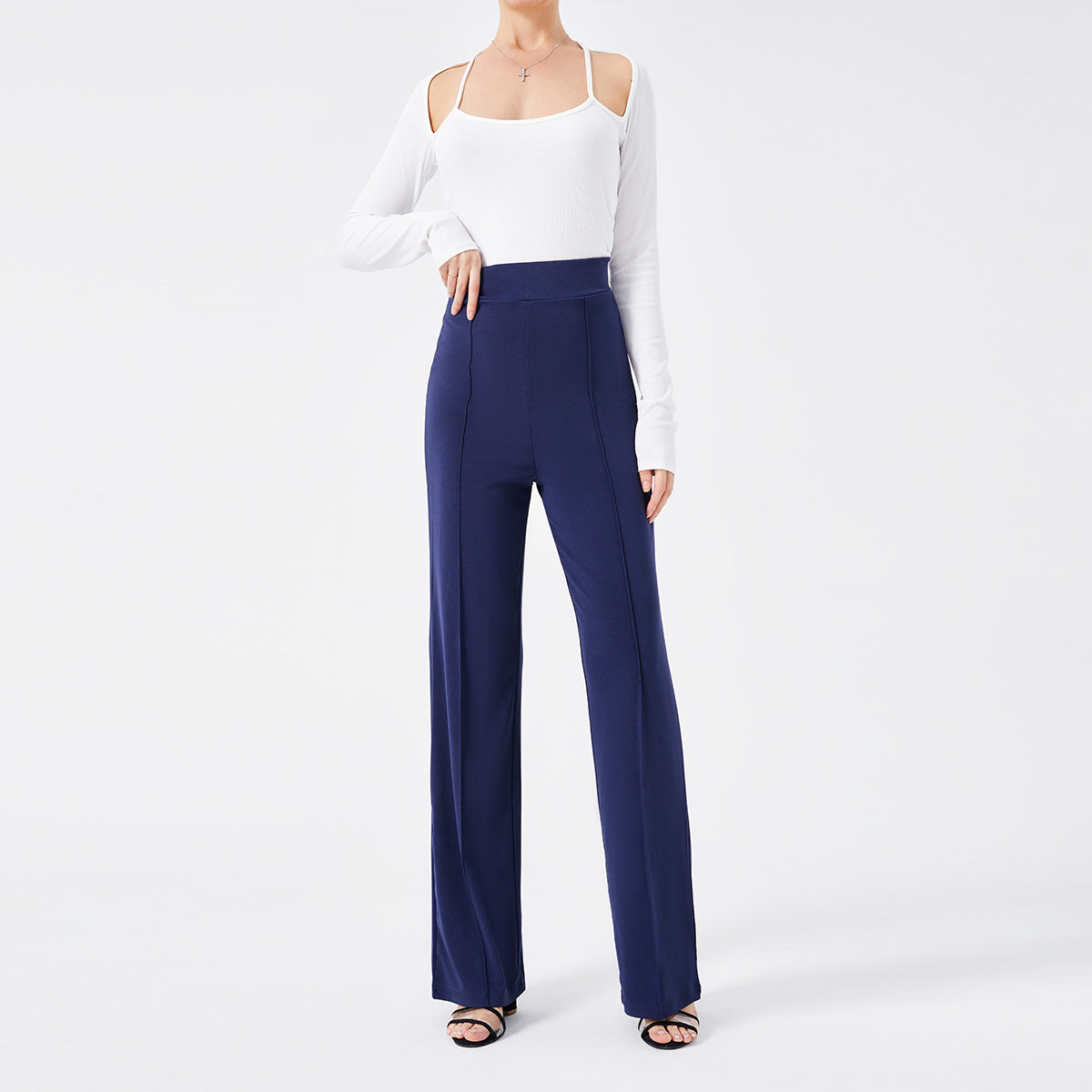 Flattering Fit: Women’s Slim High-Waisted Casual Pants for Effortless Chic