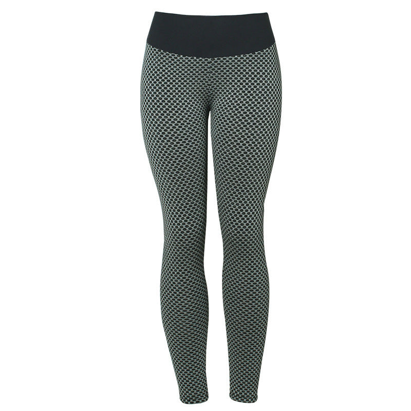 Stylish Plaid Yoga Pants: Comfortable, Seamless, Fitness Wear