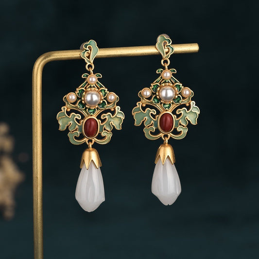 Unique Vintage Magnolia Fairy Earrings: Add Charm to Every Outfit