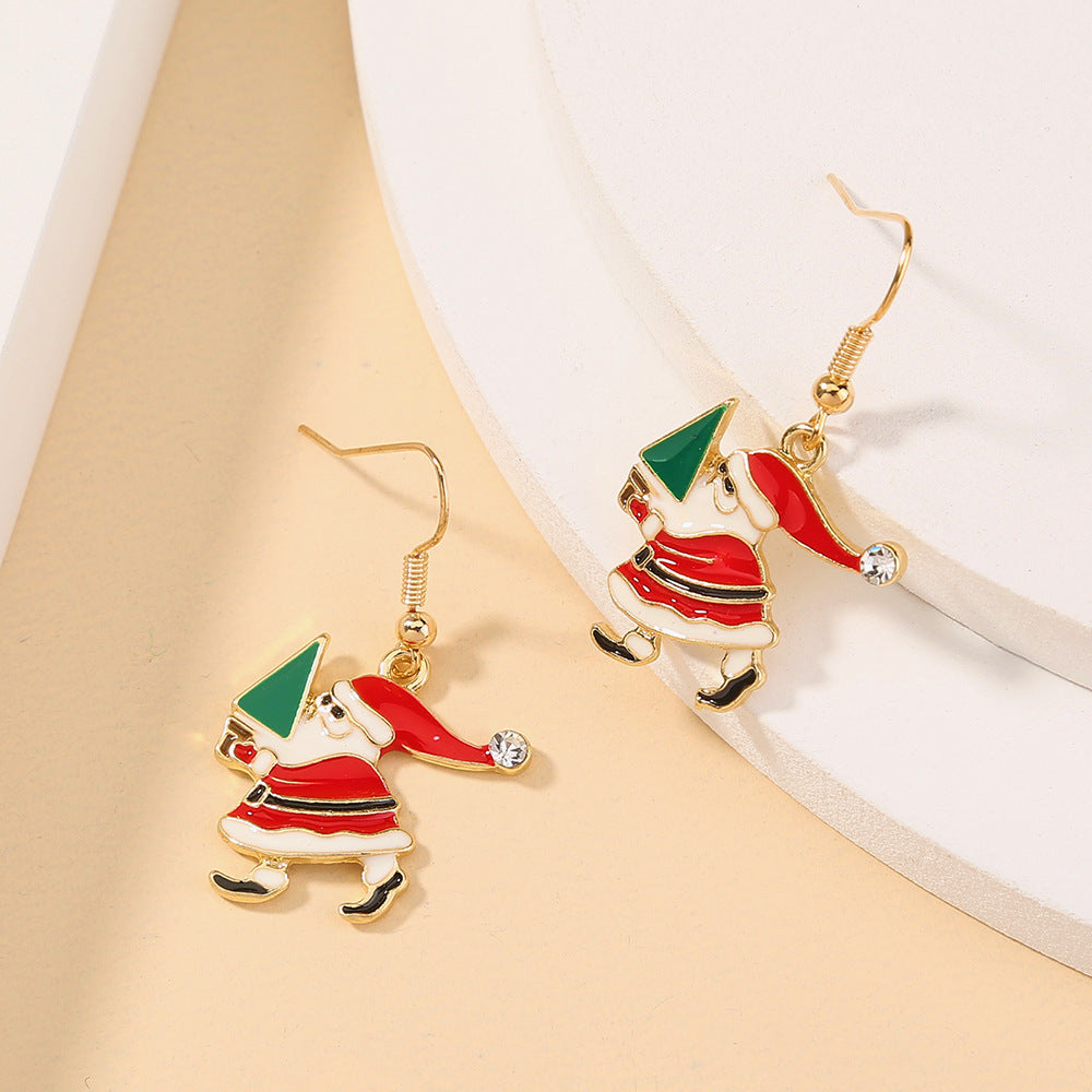 Celebrate Christmas Cheer: Adorable Earrings for Festive Holiday Style