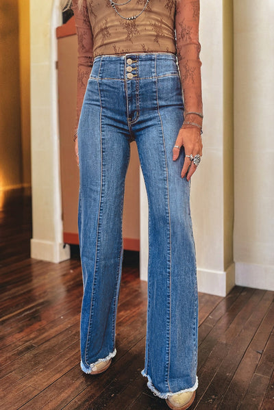 High Waist Jeans Flare Style for Comfort and Style