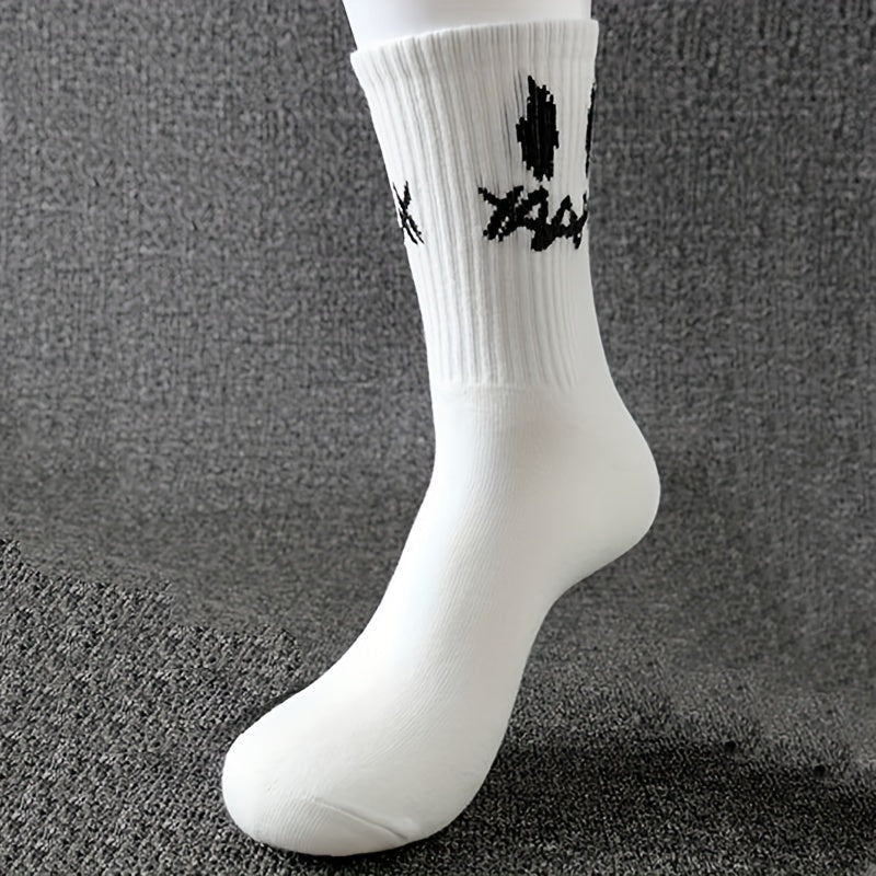 Upgrade Your Look: 5/10/20 Pairs of Trendy Graffiti Crew Socks