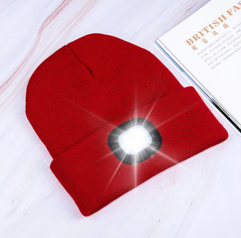 Hands-Free Illumination: Women’s LED Knit Hat for Outdoor Activities