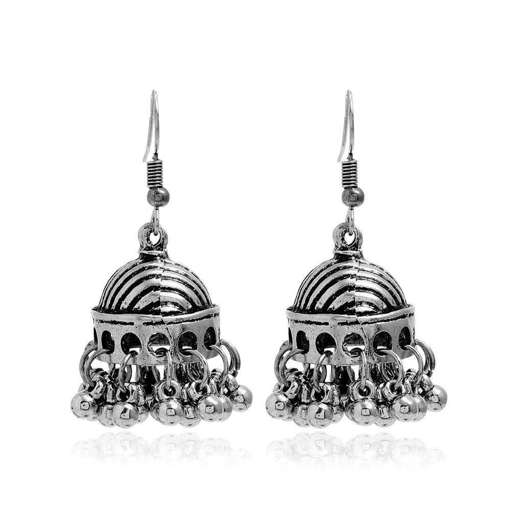 Boucles d'oreilles cloches vintage sculptées ethniques bohèmes élégantes qui rehaussent chaque tenue