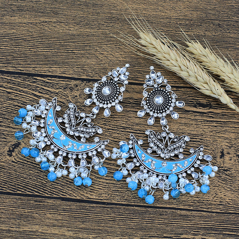 Chic Bohemian Vintage Water Drop Tassel Earrings for Unique Style