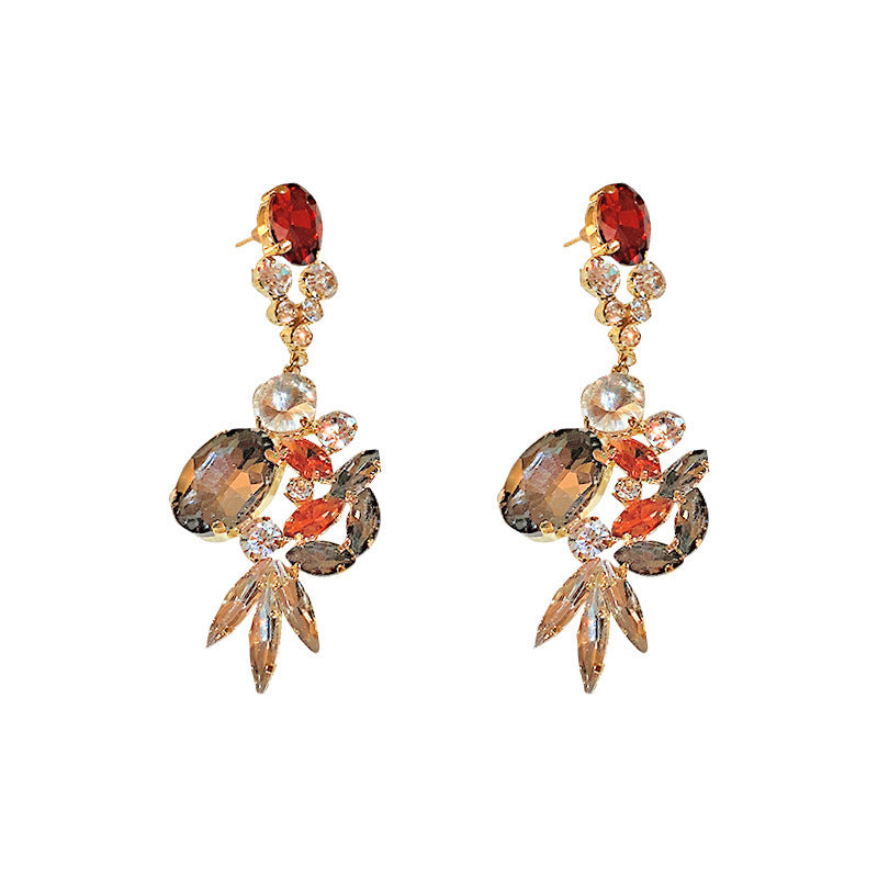 Timeless Elegance: Vintage Diamond Crystal Tassel Earrings for Any Occasion