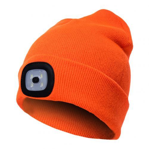 Hands-Free Illumination: Women’s LED Knit Hat for Outdoor Activities