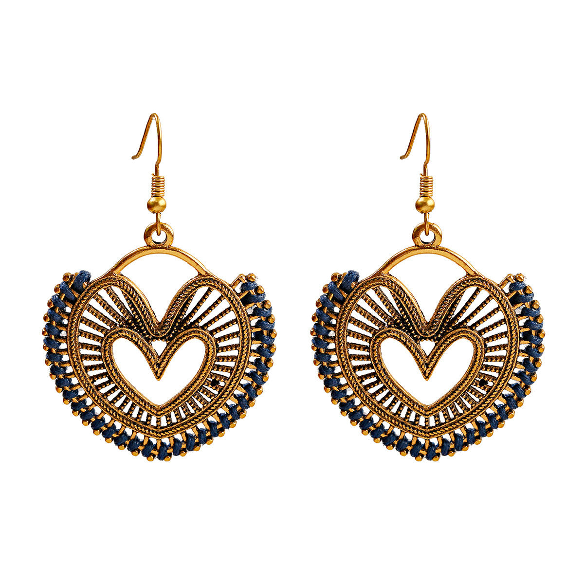 Bohemian Vintage Earrings: Simple Hollow Design for Effortless Elegance