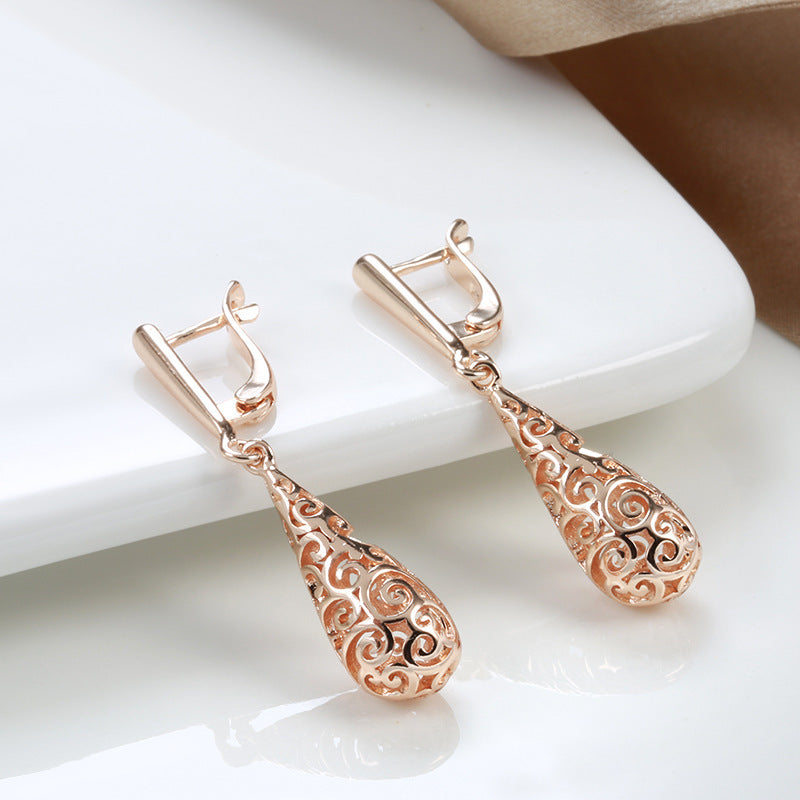 Enhance Your Style: Water Drop Hollow Earrings for Every Occasion