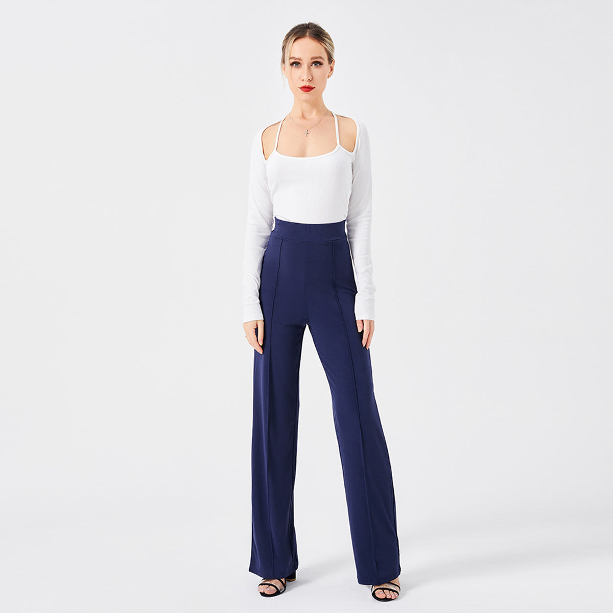 Flattering Fit: Women’s Slim High-Waisted Casual Pants for Effortless Chic