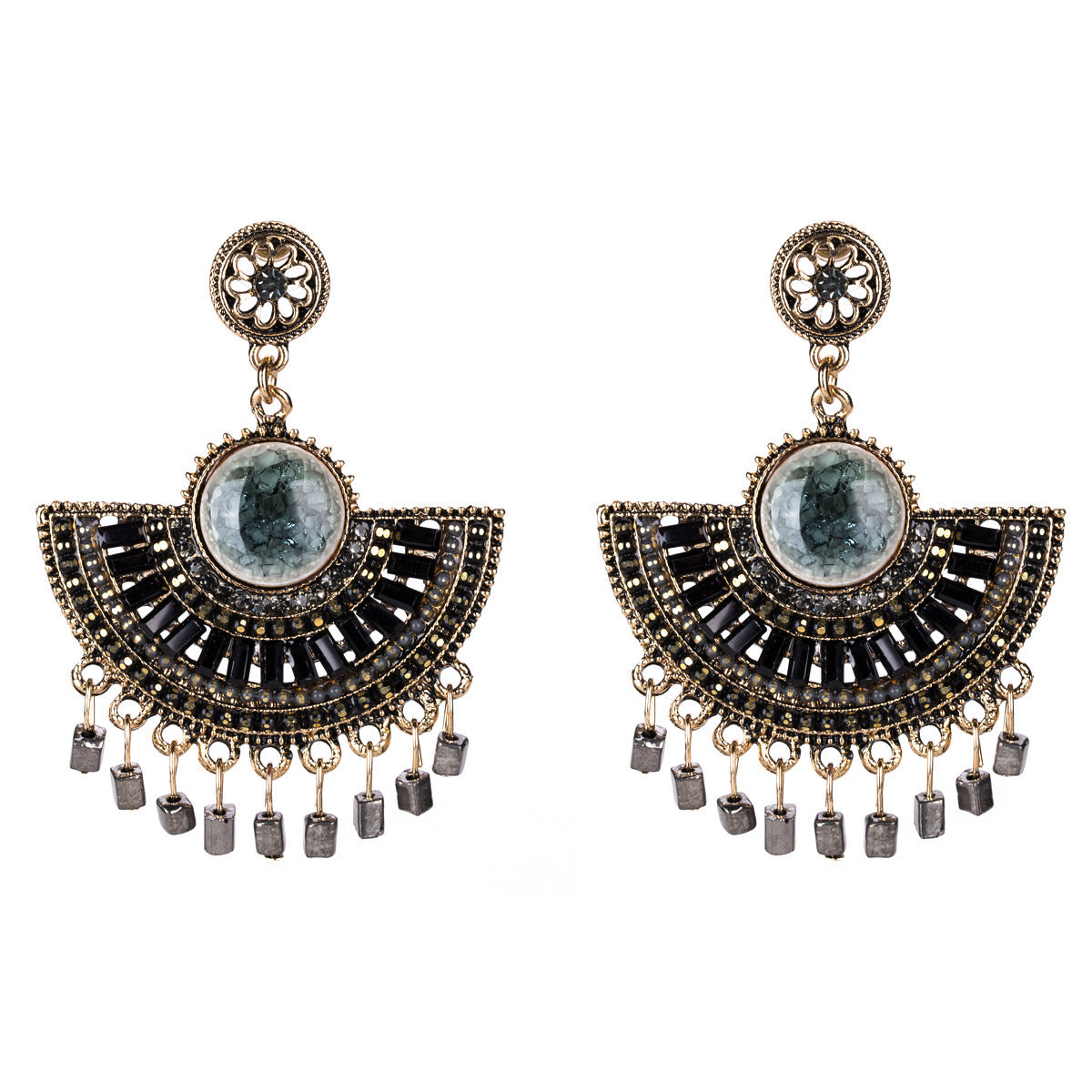 Elevate Your Style: Vintage Bohemian Tassel Earrings with Beads