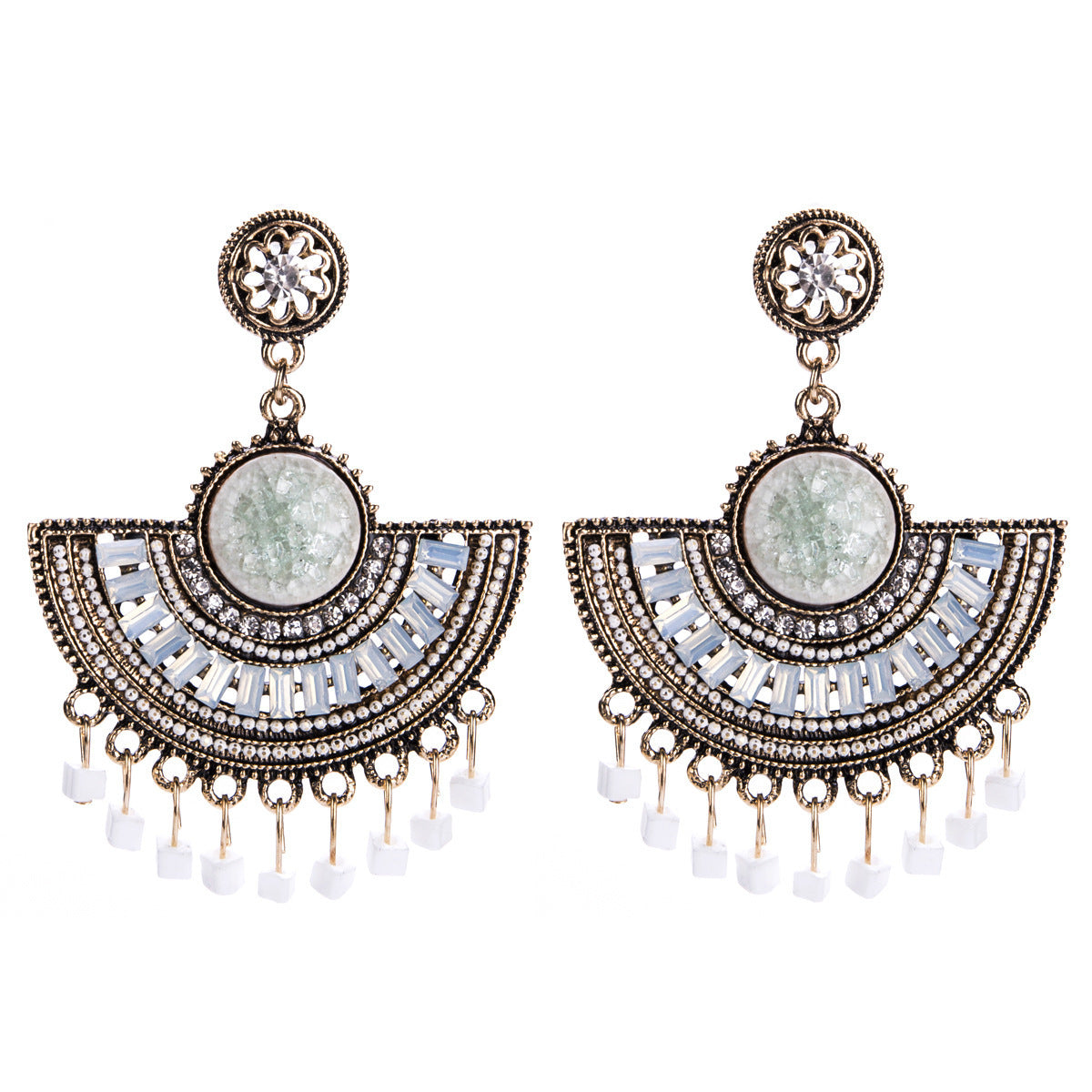 Elevate Your Style: Vintage Bohemian Tassel Earrings with Beads