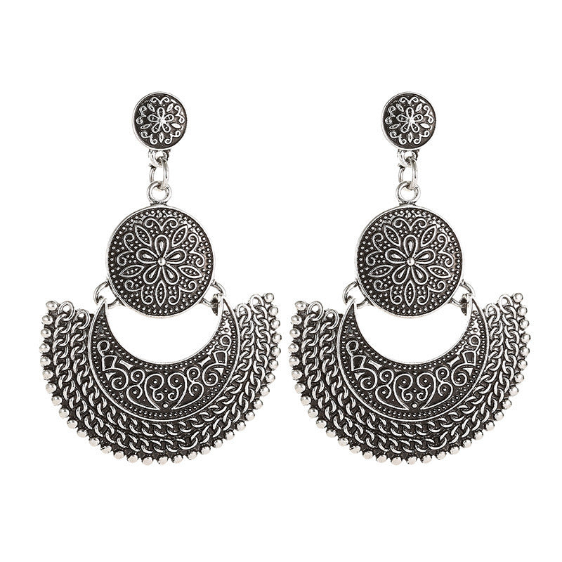 Elegant Vintage Carved Tassel Earrings: Timeless Style for Every Occasion