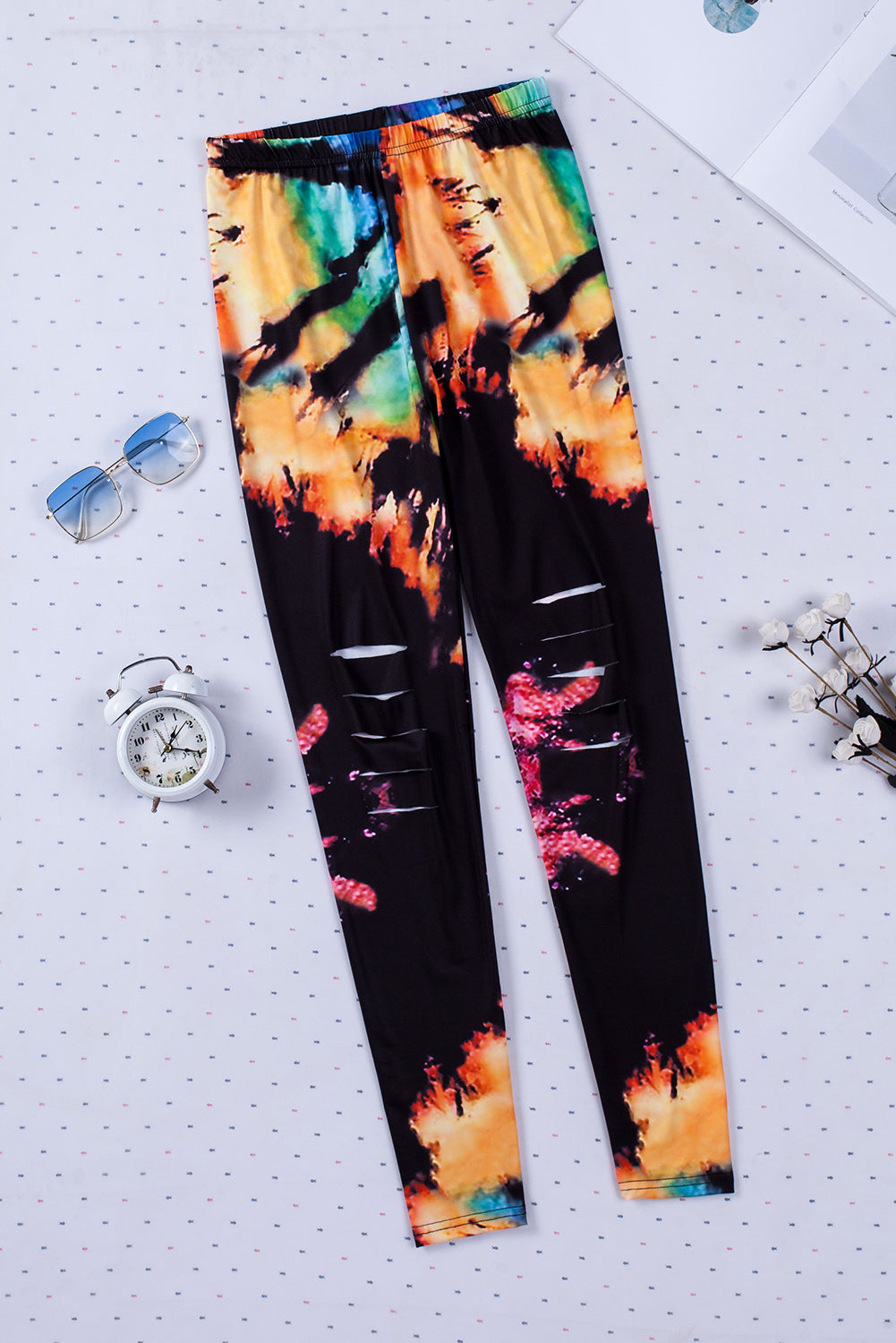 Boost Performance with Trendy Tie Dye Activewear Legging