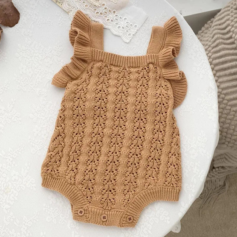 Adorable and Comfortable: Baby Girl Sleeveless Romper for Every Season