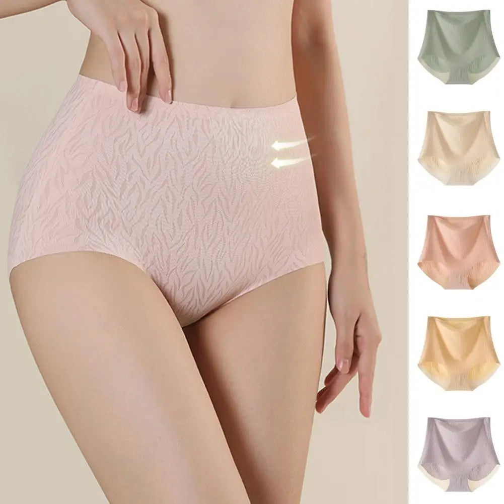 Soft, Seamless, High-Waist Panties: Breathable Comfort for Everyday Wear