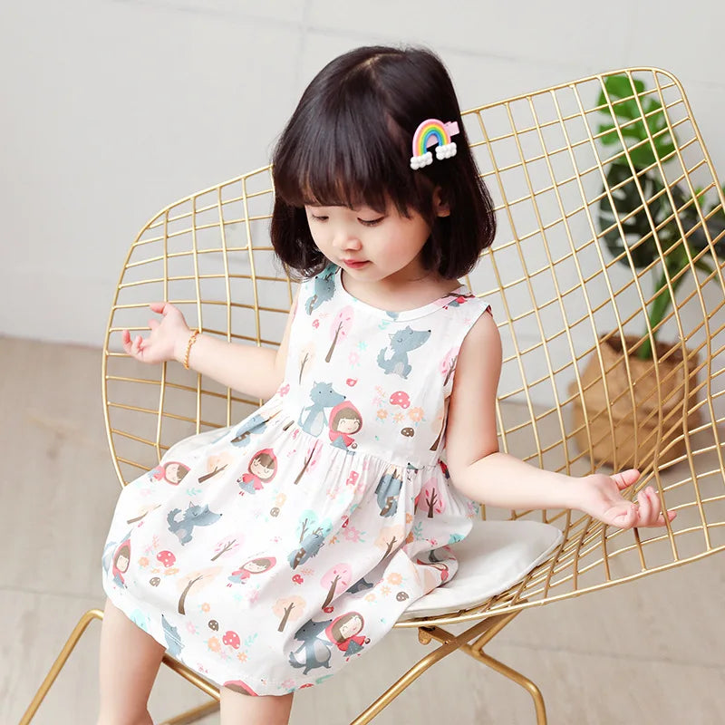 Stay Cool and Comfortable: Sleeveless Cotton Dresses for Toddler Girls’ Wardrobe