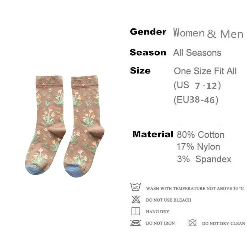 Elevate Your Style: Discover Printed Women's Long Socks Benefits Today