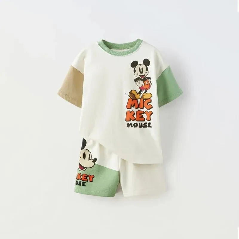 Stylish Baby Short Sleeve T-Shirt and Shorts Set for Comfort