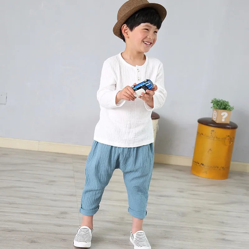 Luxury Toddler Linen Cotton Clothing: Comfortable, Durable, and Stylish Wear