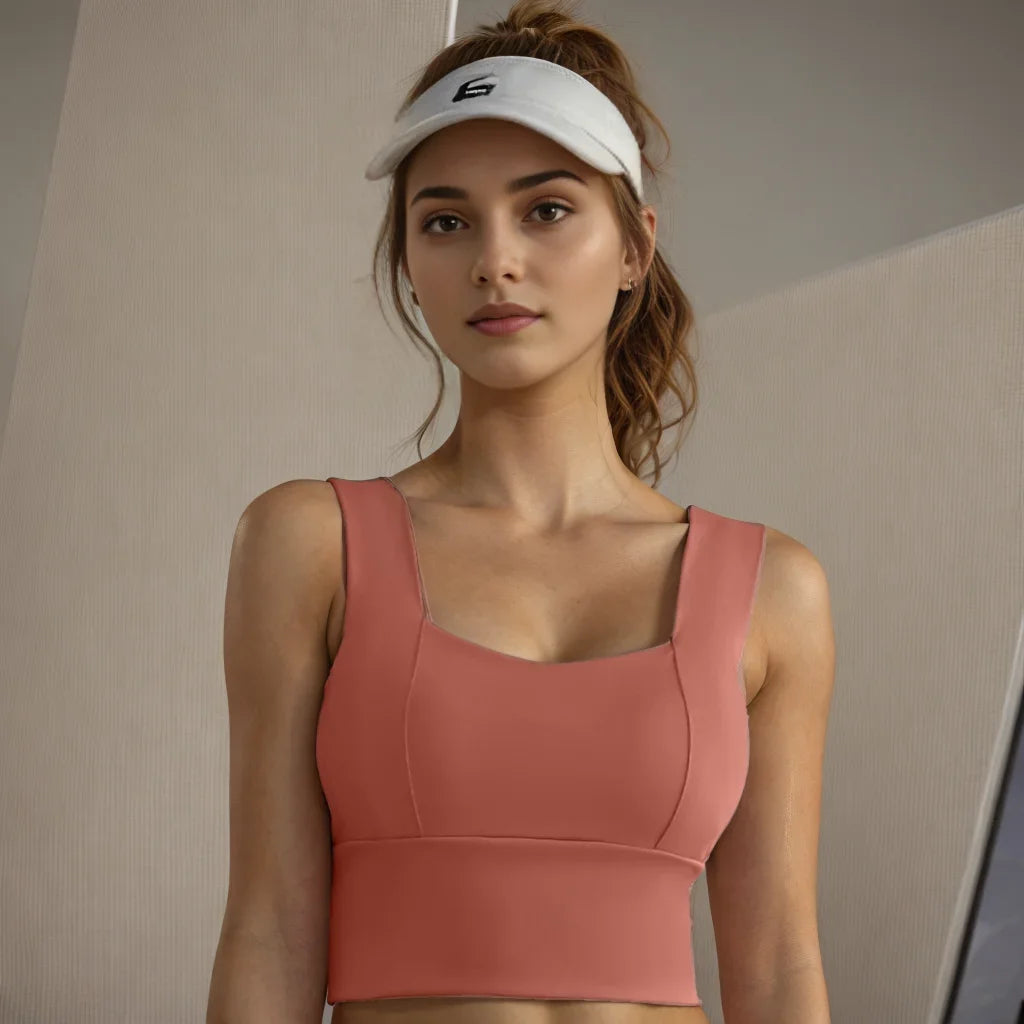 High-Performance Fitness Underwear: Sports Vest and Yoga Bra Combo