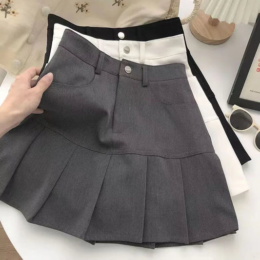 Stylish High Waist Pleated Skirt: Elevate Your College Wardrobe Effortlessly