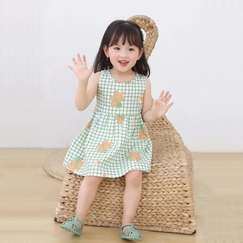 Stay Cool and Comfortable: Sleeveless Cotton Dresses for Toddler Girls’ Wardrobe