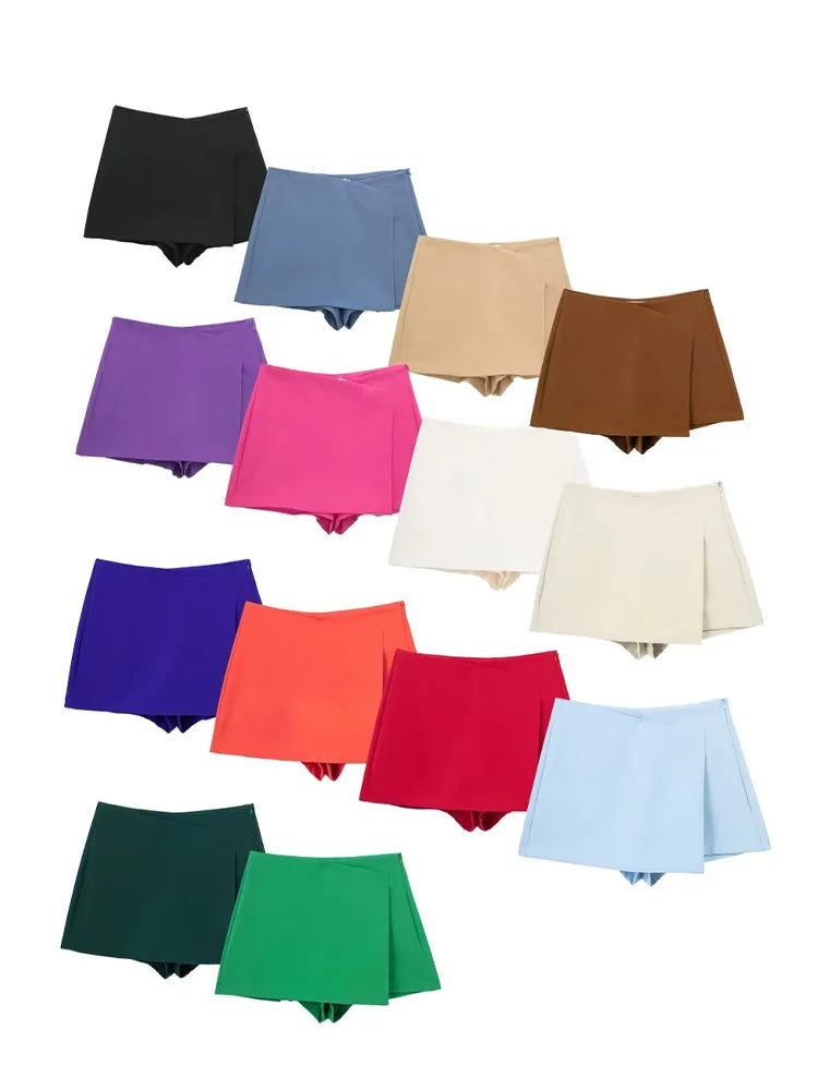 Enhance Comfort and Style with Women’s Side Zipper Short Skirt