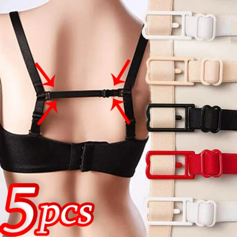 Adjustable Non-Slip Bra Shoulder Strap Buckle for Enhanced Comfort and Support