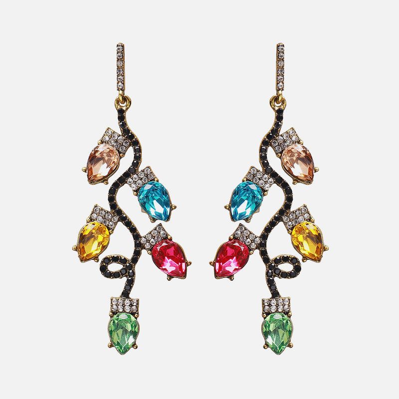 Enhance Style and Elegance with Vibrant Diamond Colorful Earrings Collection