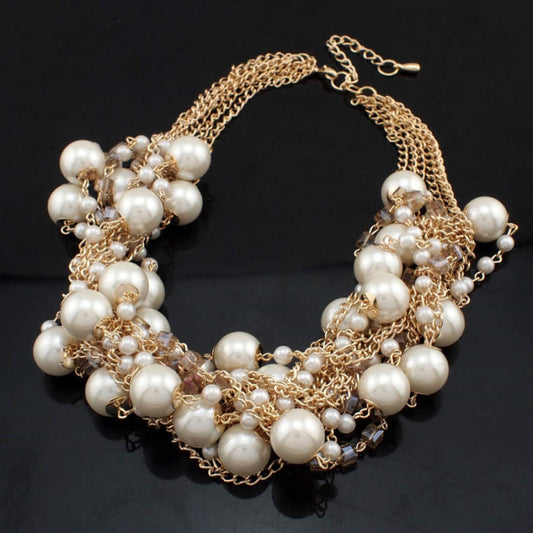 Chic Elegance: Pearl Necklace Short Clavicle Chain for Effortless Fashion