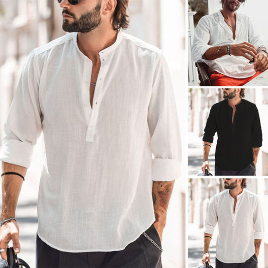 Stay Stylish and Comfortable: Benefits of Men’s Casual Long-Sleeved Shirts