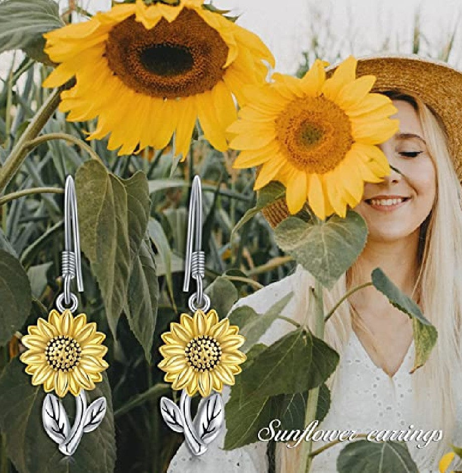 Brighten Your Look with Trendy Sunflower Earrings for Everyday Style