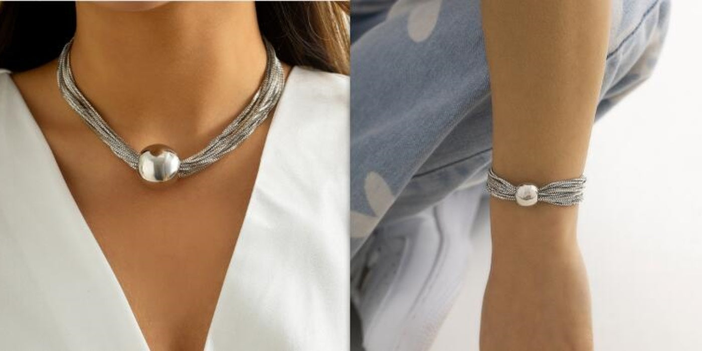 Versatile Punk Layered Chain Necklace: Perfect Accessory for Any Outfit