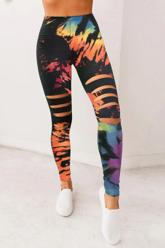 Boost Performance with Trendy Tie Dye Activewear Legging