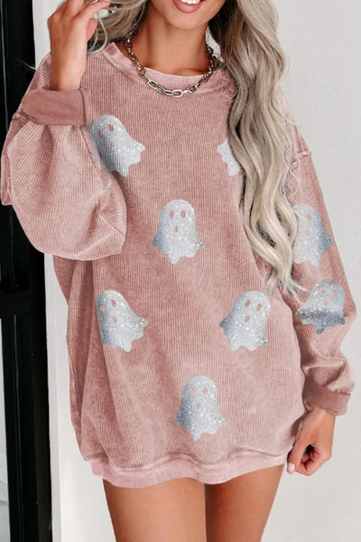 Women Ghost Sweatshirt Cozy Casual Perfect Everyday Wear.