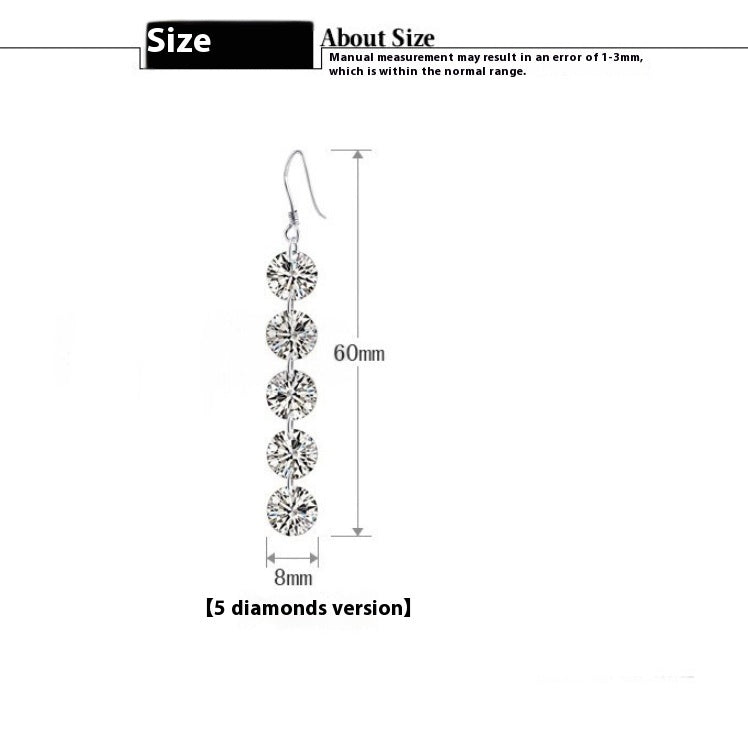 Élégance intemporelle : découvrez les boucles d'oreilles à pampilles Diamond Long Stay