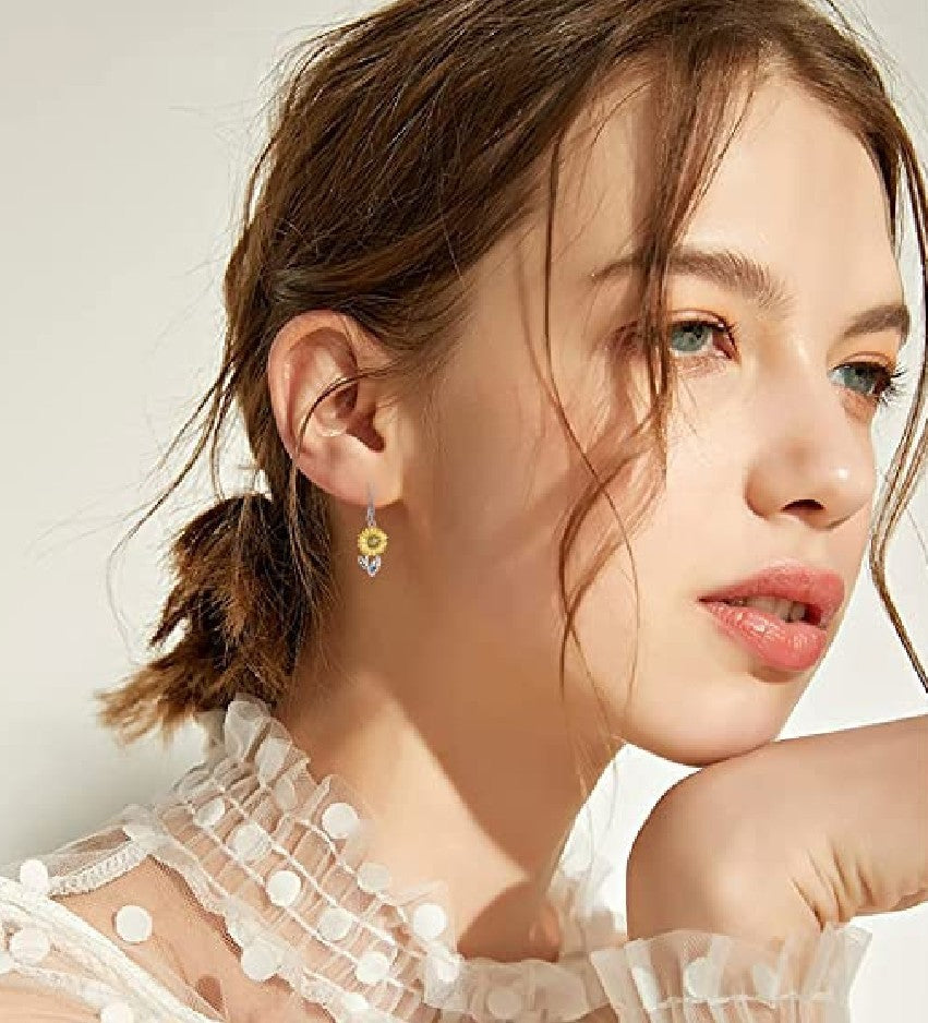 Brighten Your Look with Trendy Sunflower Earrings for Everyday Style