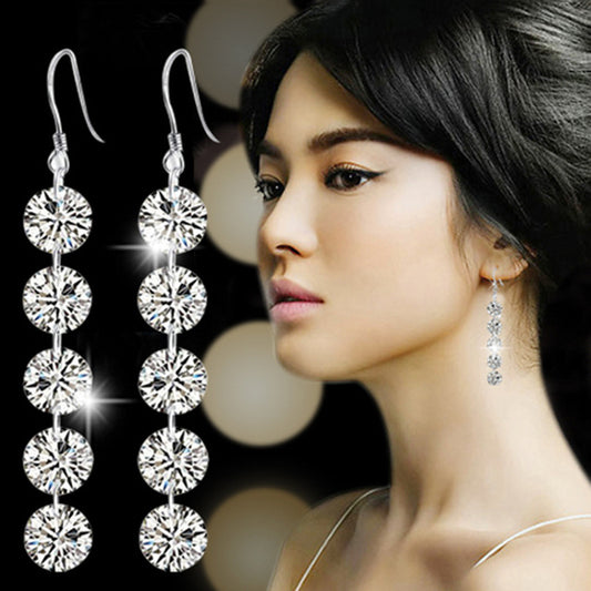 Timeless Elegance: Discover the Diamond Long Stay Tassel Earrings